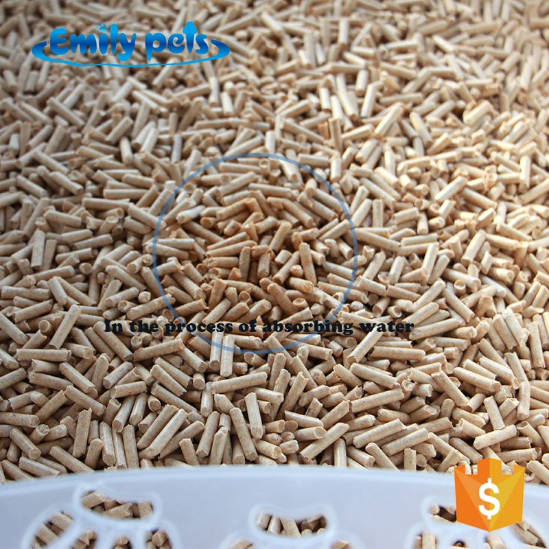 Pine Wood Cat Litter Sand Wholesale Pine Wood Cat Litter for Cats Hot Sale Emily Pets Eco-Friendly