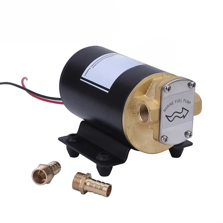 Шестеренчатый насос для биопередачи 12 В, морской гидравлический шестеренный насос высокого давления 14 л/мин, 24 В