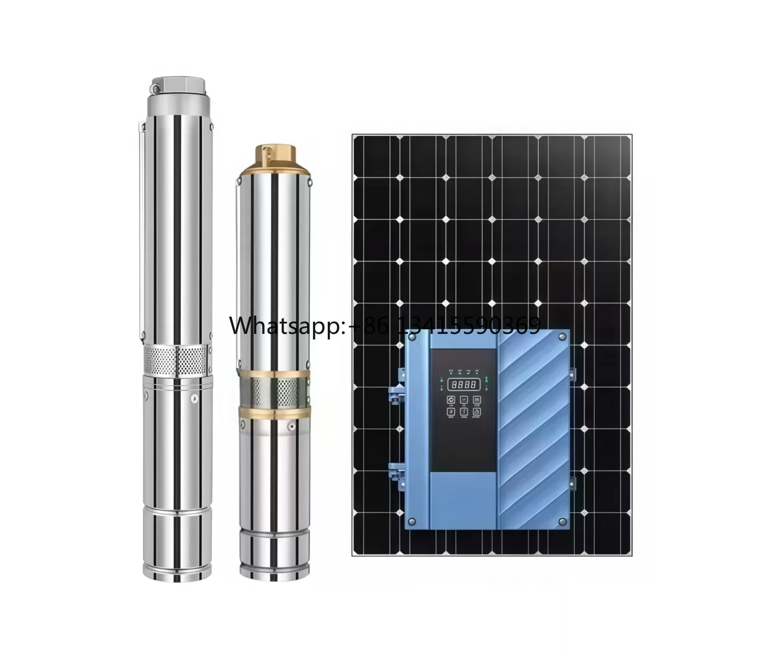 

4\" High Power AC/DC Brushless Stainless Steel Impeller Solar Water Pump Submersible Irrigation High Flow Rate High for Deep