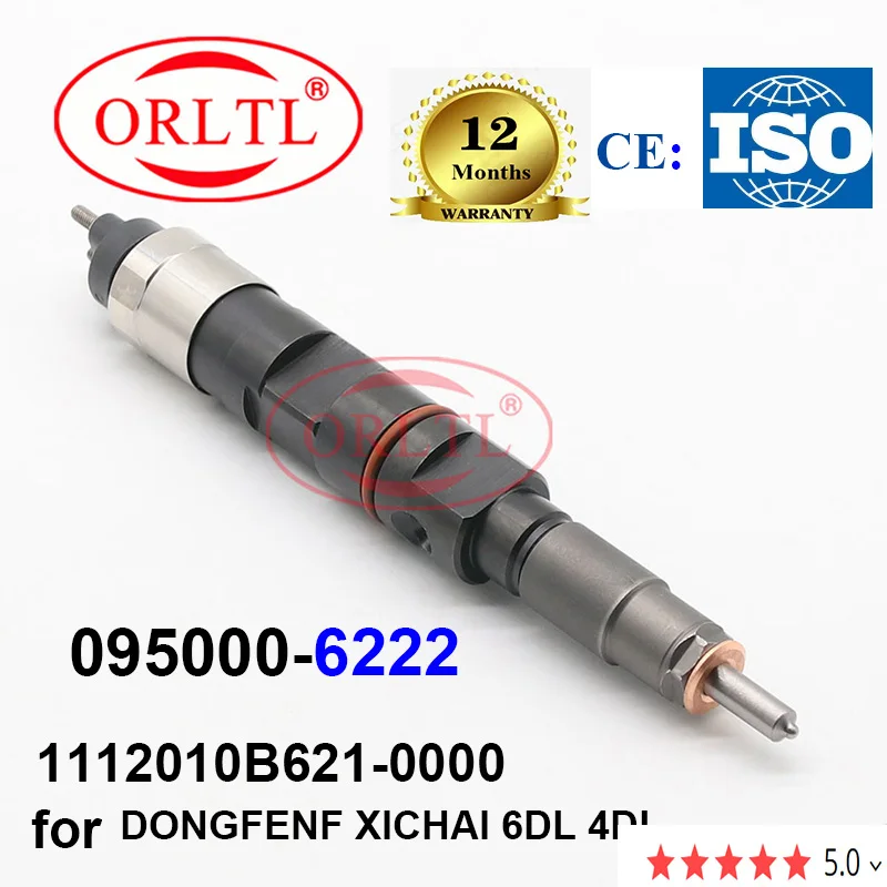 

ORLTL 095000622 New Genuine diesel common rail injector 095000-6222 6222 for DONGFENF XICHAI 6DL 4DL