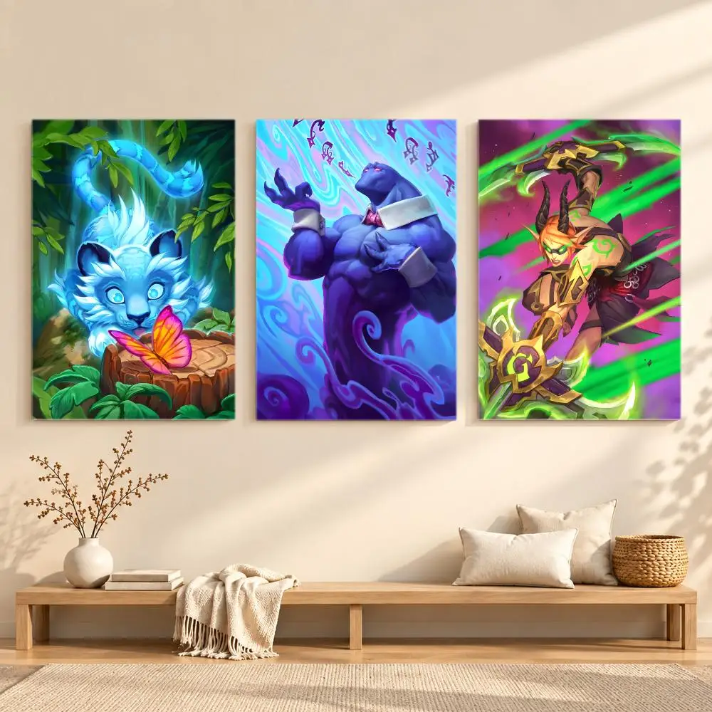 Strategy Game Hearthstone Poster Series Print Unframed Aesthetic Wall Decor Gift Living Room Bedroom