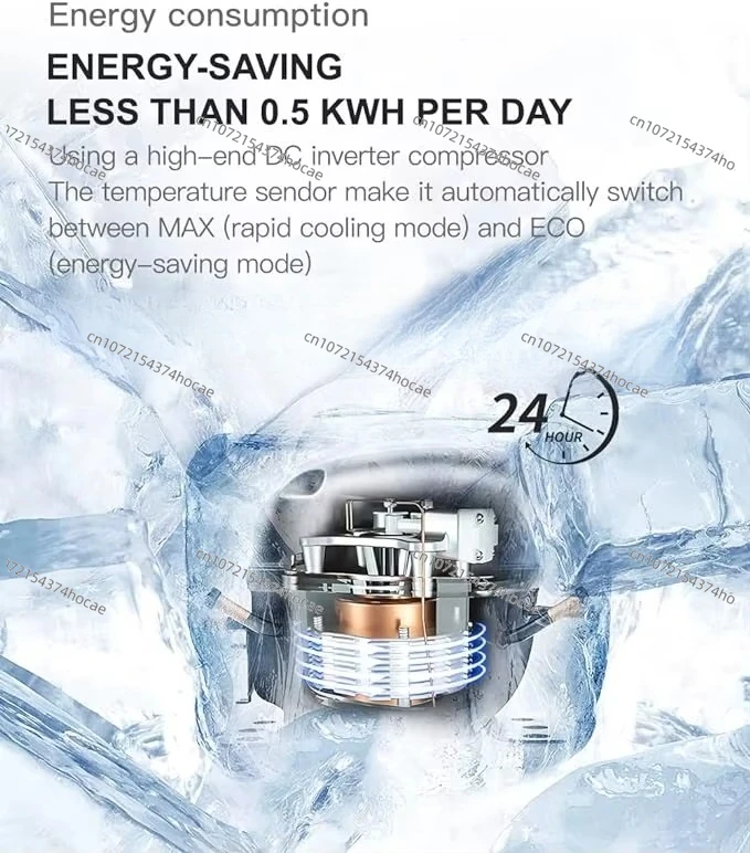 Suitable for y-type 5-seat car refrigerator compressor, freezer cooler, outdoor travel heater