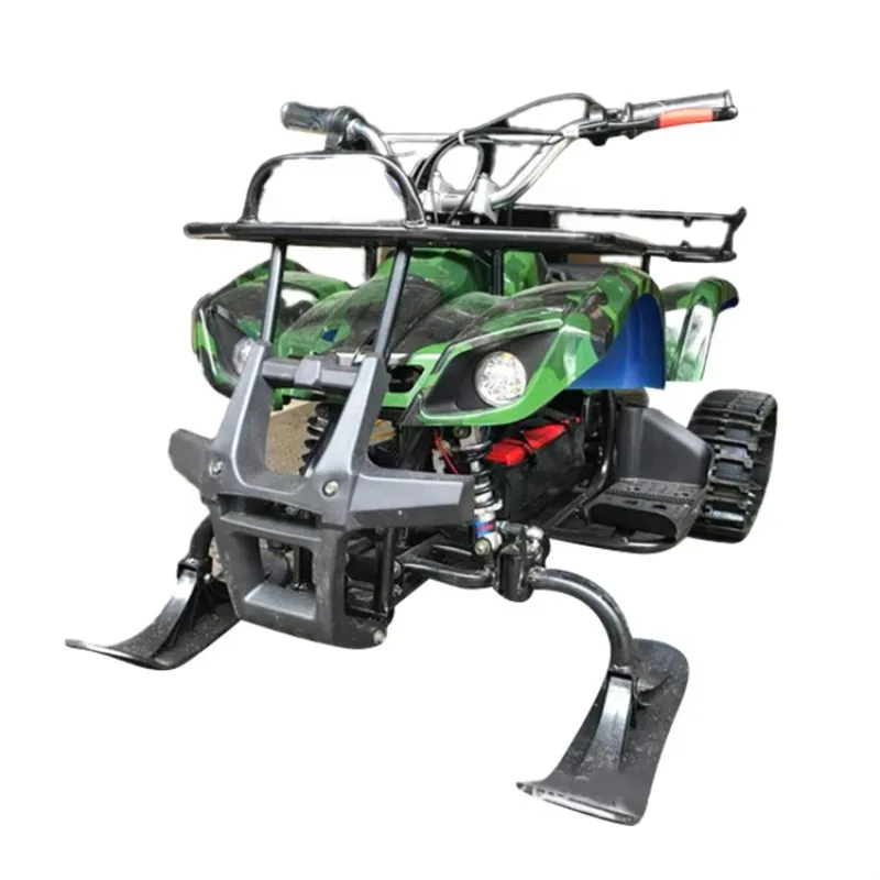 

50 km/h Snowmobile 1330 * 660 * 580 mm 750W Front Sled and Rear Track Spring Shock Absorption