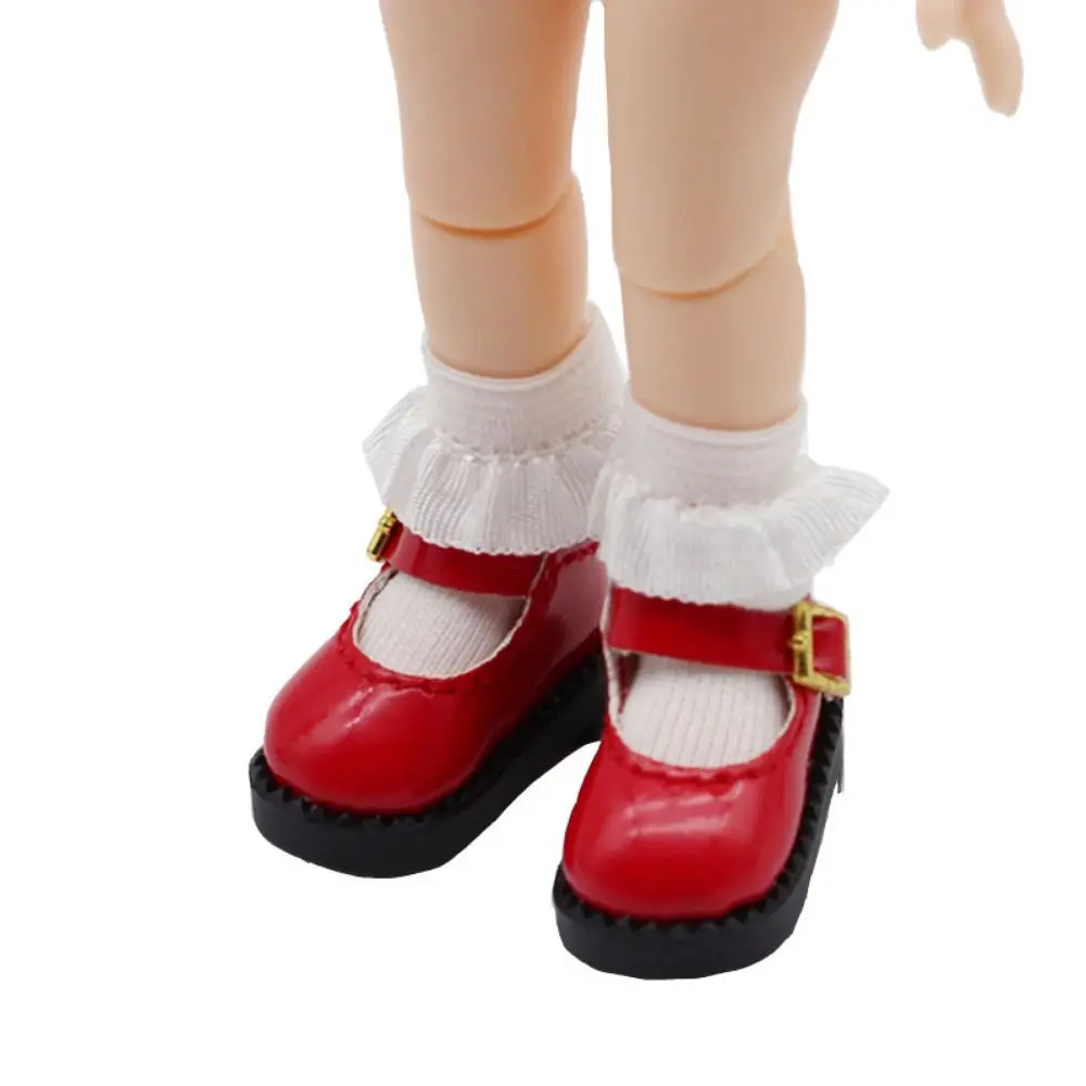 1Pair 1/12 BJD ob11 Doll Sandals For Obitsu11 GSC DOD Body Dolls Socks OB11 Princess Shoes Clothes Accessories Toys