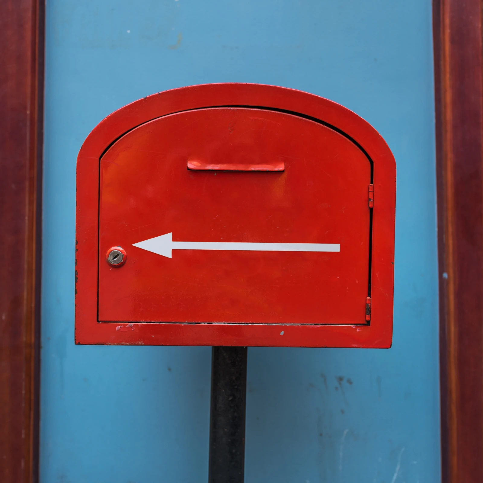 

Reflective Mailbox Arrow Sticker Stickers for Marking The Sign White Pvc Directional