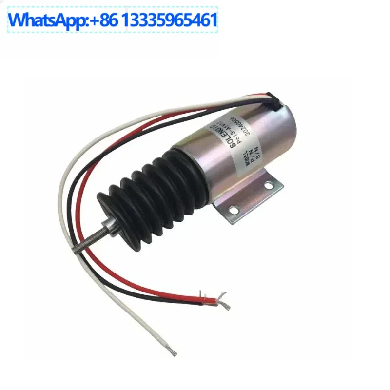 

Diesel engine shutdown oil cut off flameout solenoid valve 1197017 P613-A1V12 throttle controller switch 24V