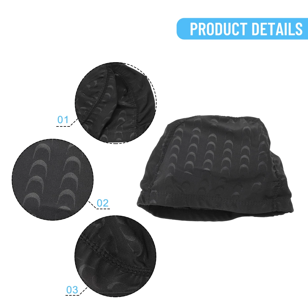 Cap Swimming Hat Lightweight Nylon Waterproof 30g Balck Bule Head Cover Portable Sport Accessories 40cm To 56cm