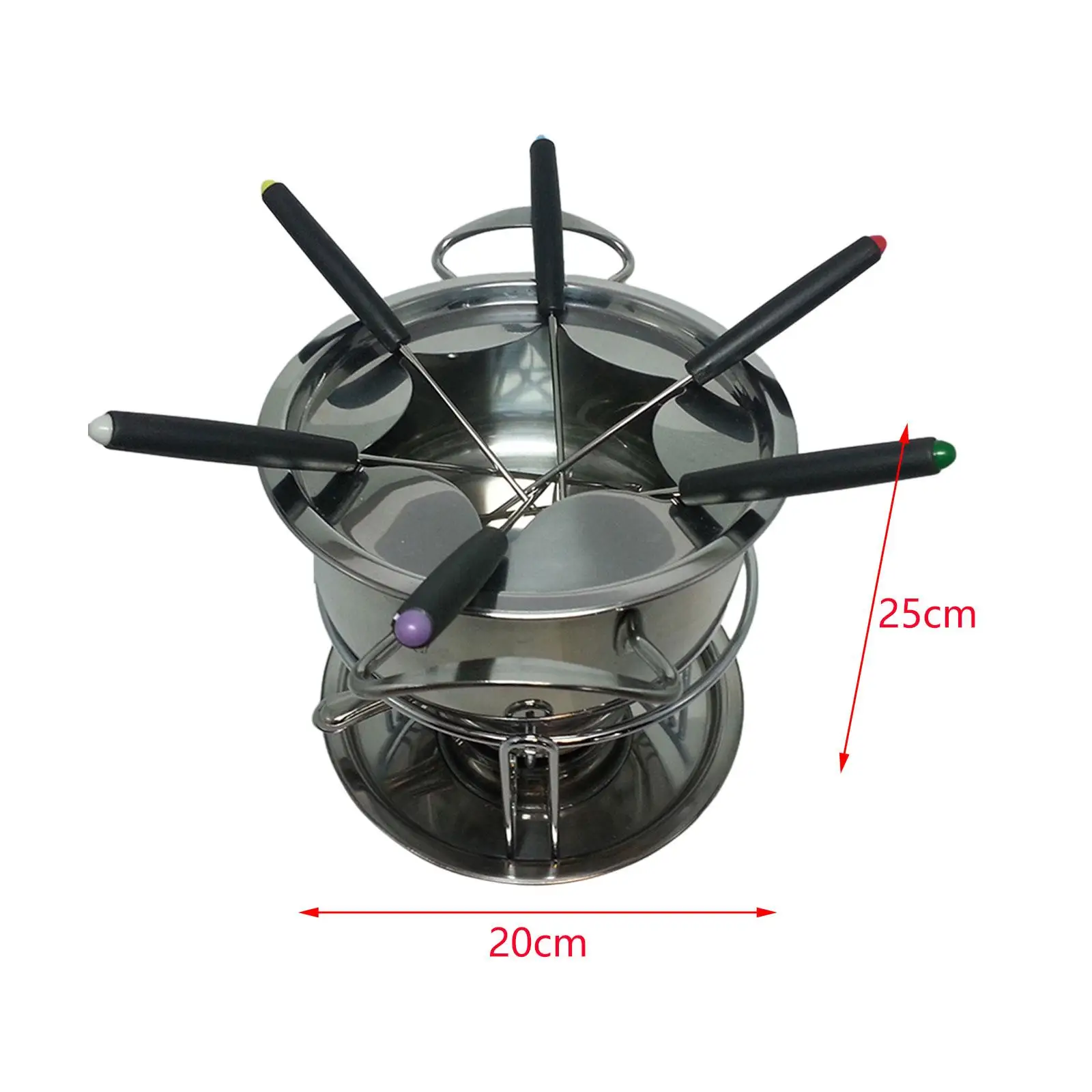 Kubek do Fondue Maker Pot Festival Outdoor Home Birthday Party czekoladowy kubek do Fondue