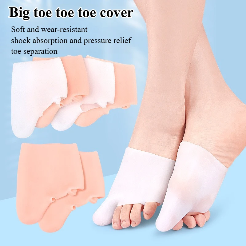 Pads Toe Cover Gel Toe Sleeves Protection for Corn Foot Care Tools Tendonitis Bone Spur Aching Feet Relieve Pain Pedicure Pad