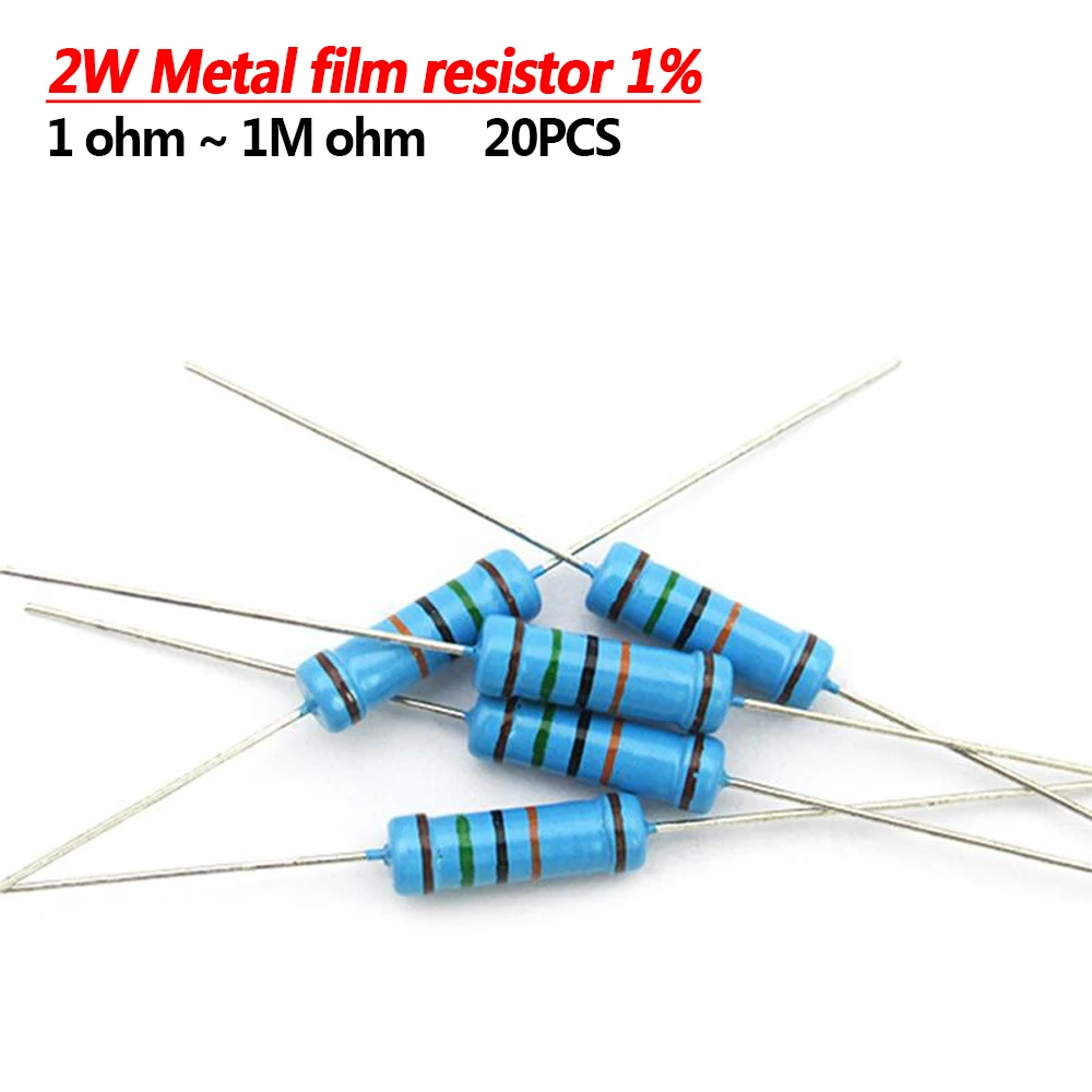 20Pcs 2W Metal Film…