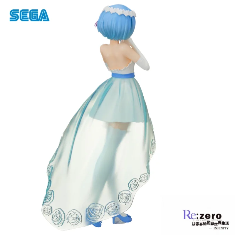 En Stock Sega Original Re Zero-arranque la vida en otro mundo Rem figura de acción modelo muñeca nuevos juguetes en caja modelo garaje