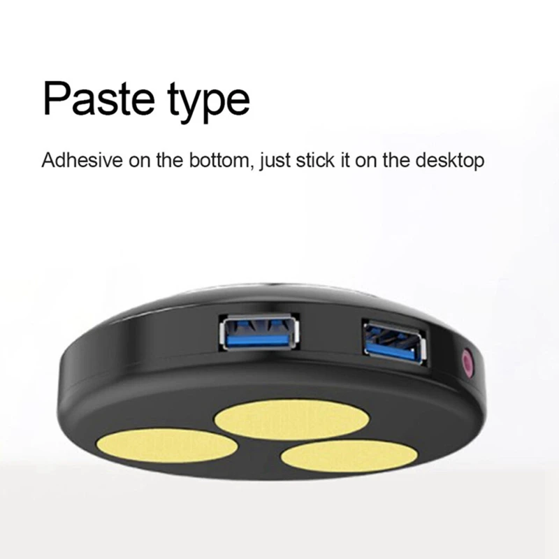 10X PC Power Button Switch Portable Desktop Computer Switch With Extension Cord PC Reset For Home Office Internet Bar-A