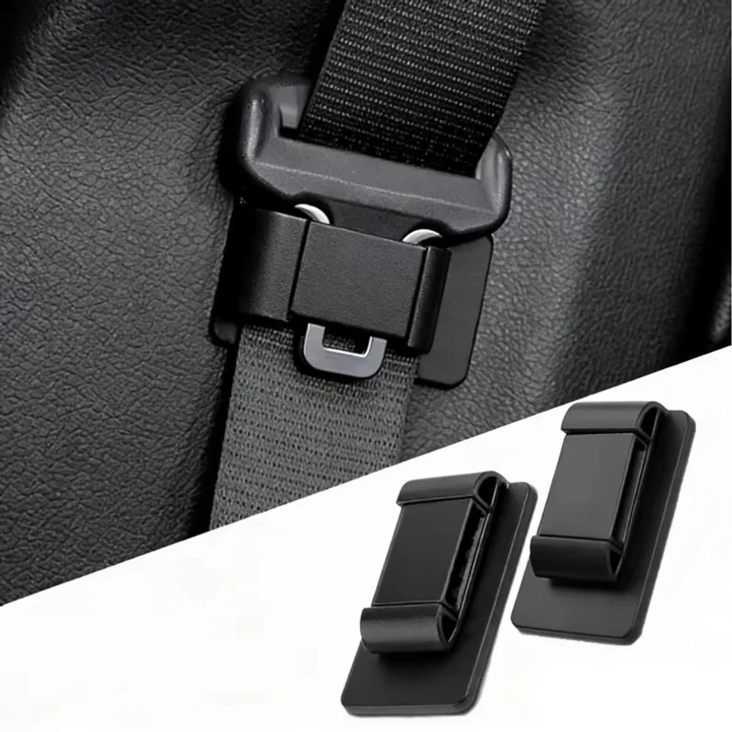 Universal Car Seat Belt Limiter Buckle Non-Slip Stopper Fixed Clip Auto Seat Belt Holder Stabilizer Fastener Adjustable Clip