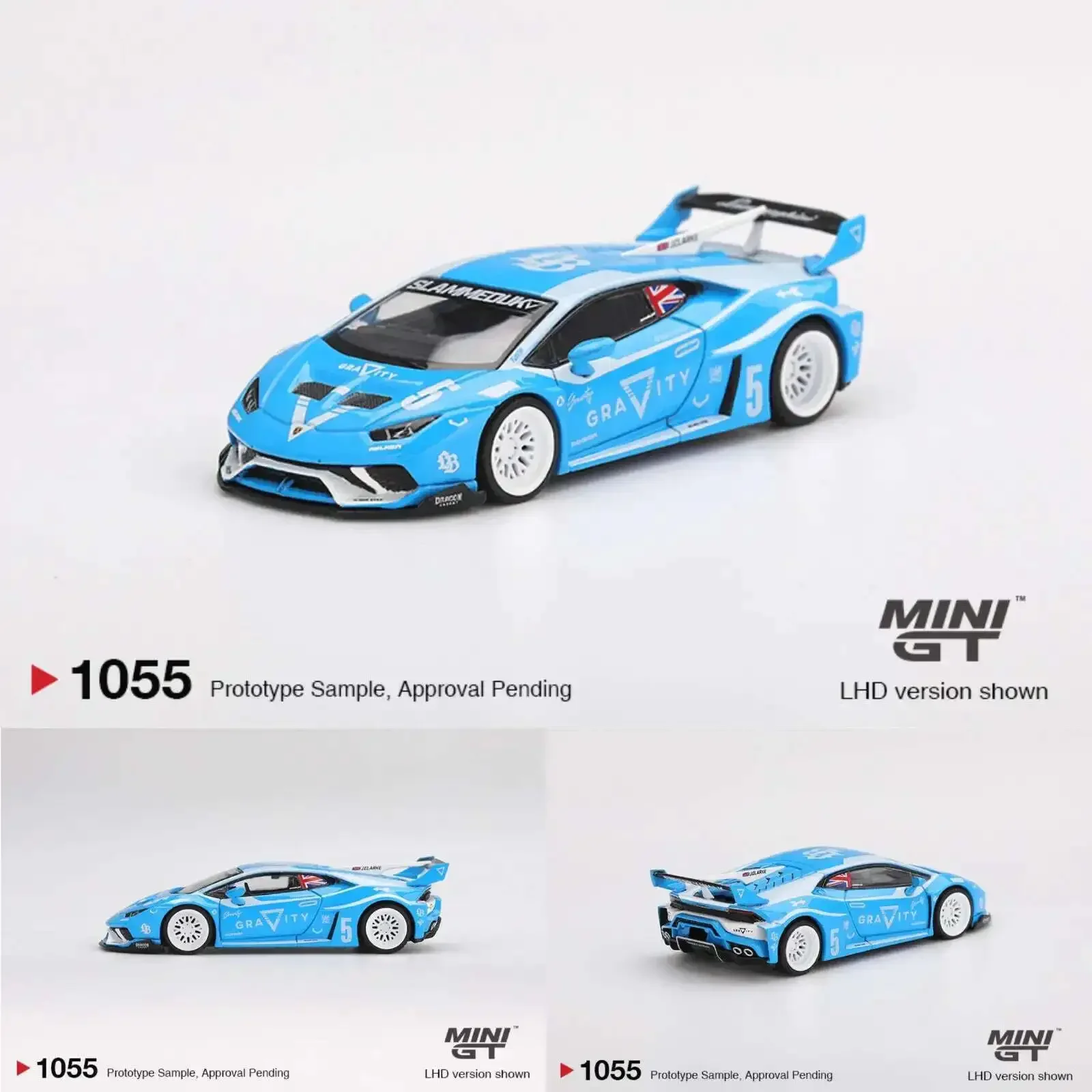

PreSale MINIGT 1055 1:64 LBWK LB WORKS Lamborghini Huracán GT GRAVITY Diecast Car Model Collection Toys