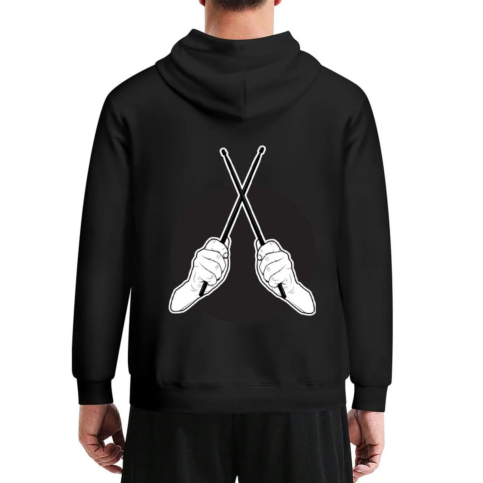 

Drummer drumsticks clipart Hoodie men's sweat-shirt men's autumn clothes autumn men's clothing mens hoodies