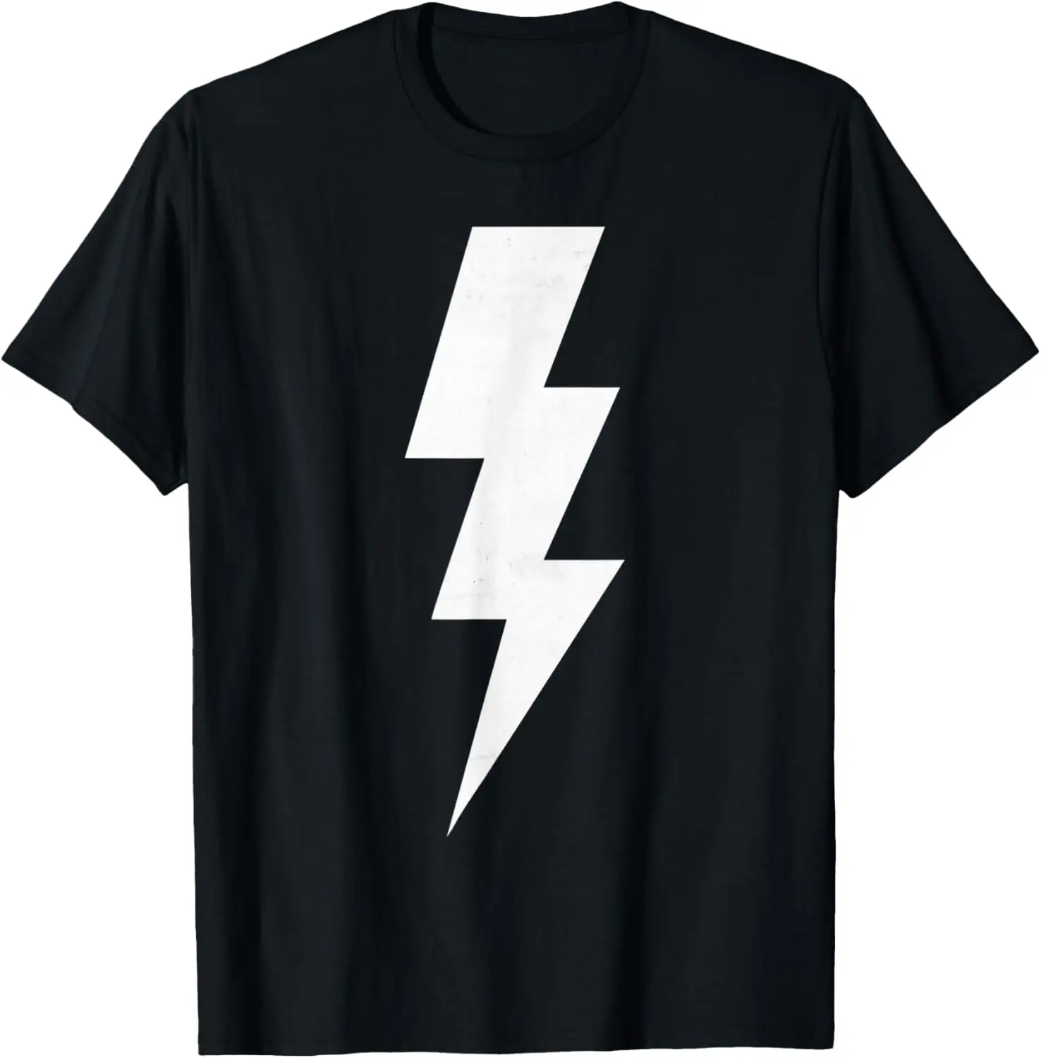 Lightning Bolt Graphic Tee Men's Cotton T-Shirt Cool Streetwear Style Short Sleeve Tops