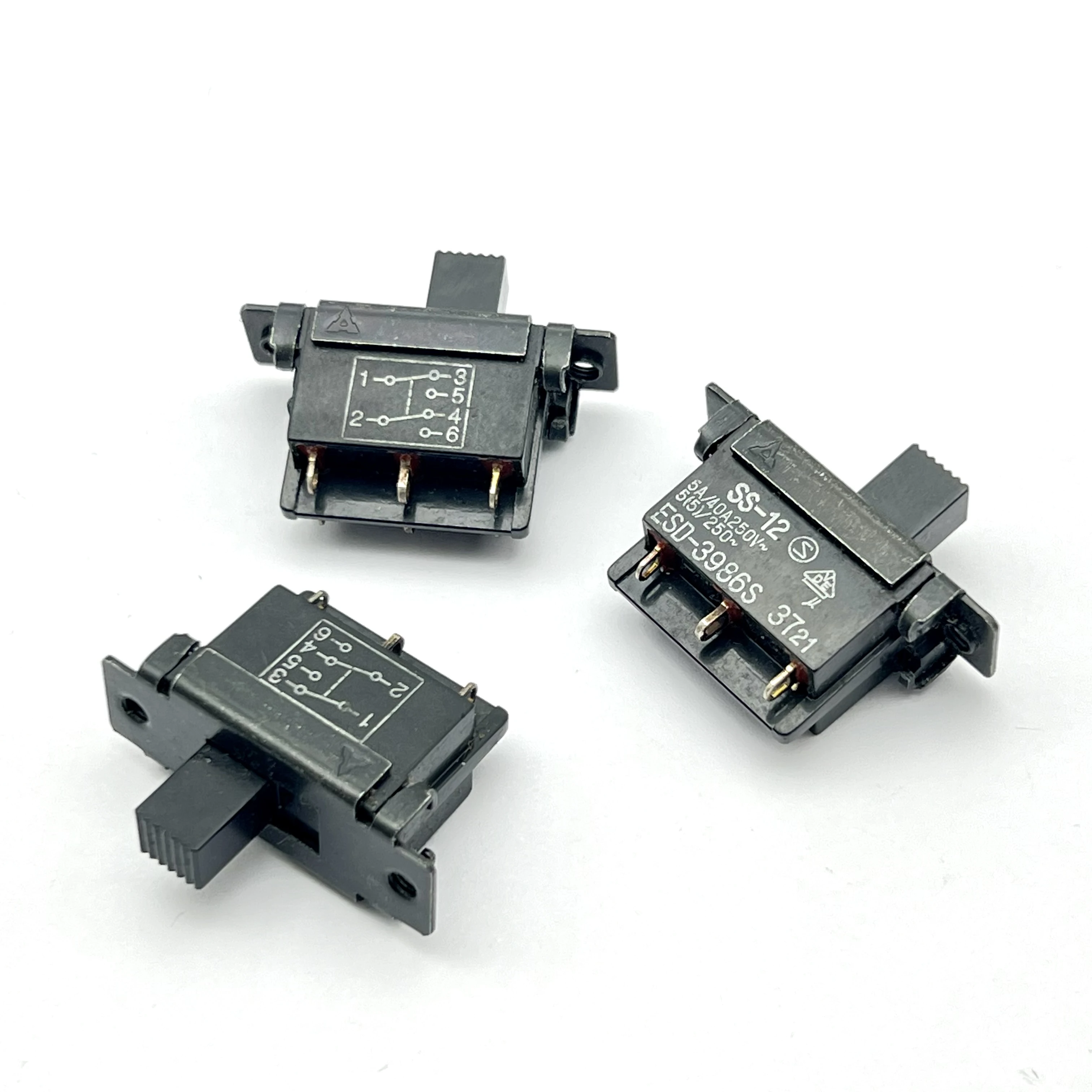 1 PCS SS-12 ESD-3986S 5A/40A 250V2 shift switch shaft length 9MM