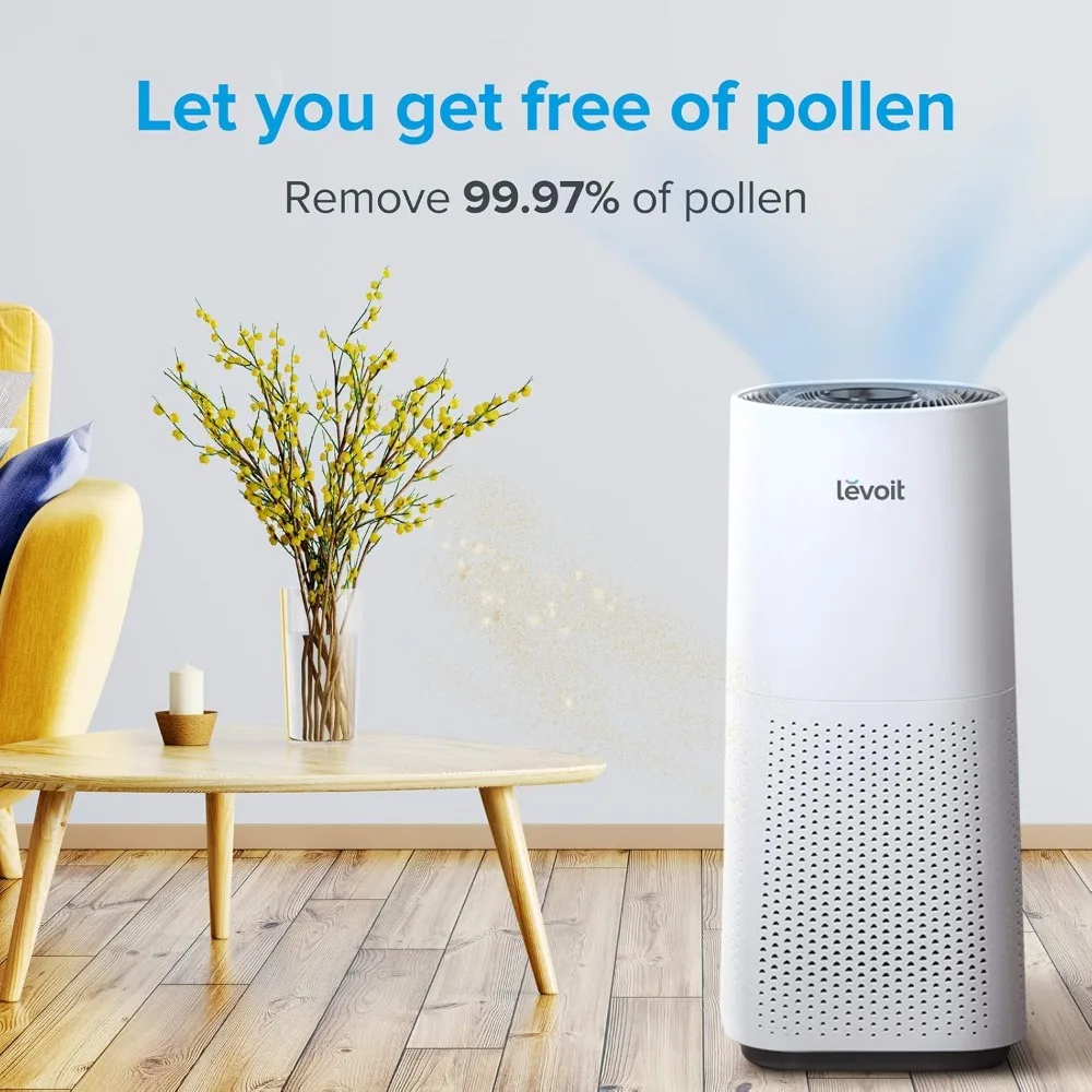 Air Purifiers for Home Large Room with Main Filter for Allergies, Cleaner for Pets, Smoke Mold, Pollen,