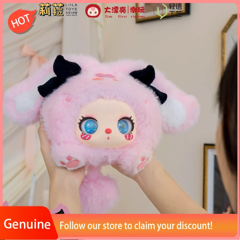 

Genuine BabyThreeLiila'SMarshmallowBunny Bag Series Handmade Blind Box Plush Vinyl Toys Backpack Pendant Keychain Cute Doll Gift