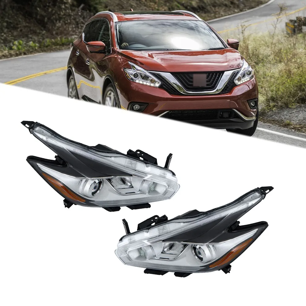

Headlights Headlamps Set Fit For 2015-2018 Nissan Murano Replacement Clear RH&LH