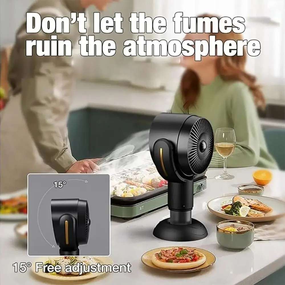

Portable Mini Exhaust Hood Desktop Range Hood Exhaust Fan Suction Powerful Countertop Apartment Kitchen Exhaust Fan