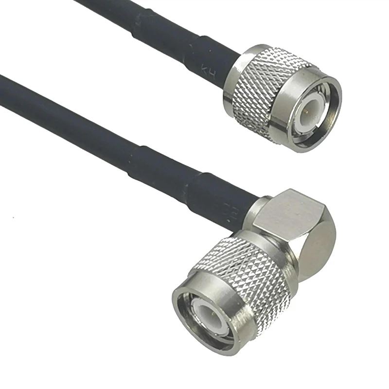 TNC to TNC male Perpendicular 90° TNC-J feeder Extension Coaxial Cable 50-3 RG58 1M 2M 3M 5M  for Trimble RTK GNSS GPS antenna