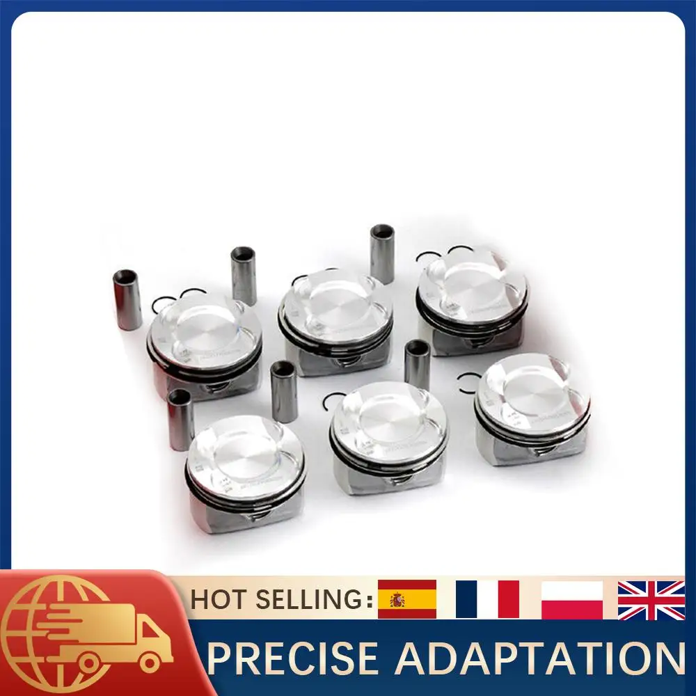

For BMW N52B30 3.0L L6 E87 E90 E92 E60 E61 E70 X3 X5 Z4 125i 130i 330i 530i Pistons & Rings Set Φ85mm CR9.3:1 OE 11257564335