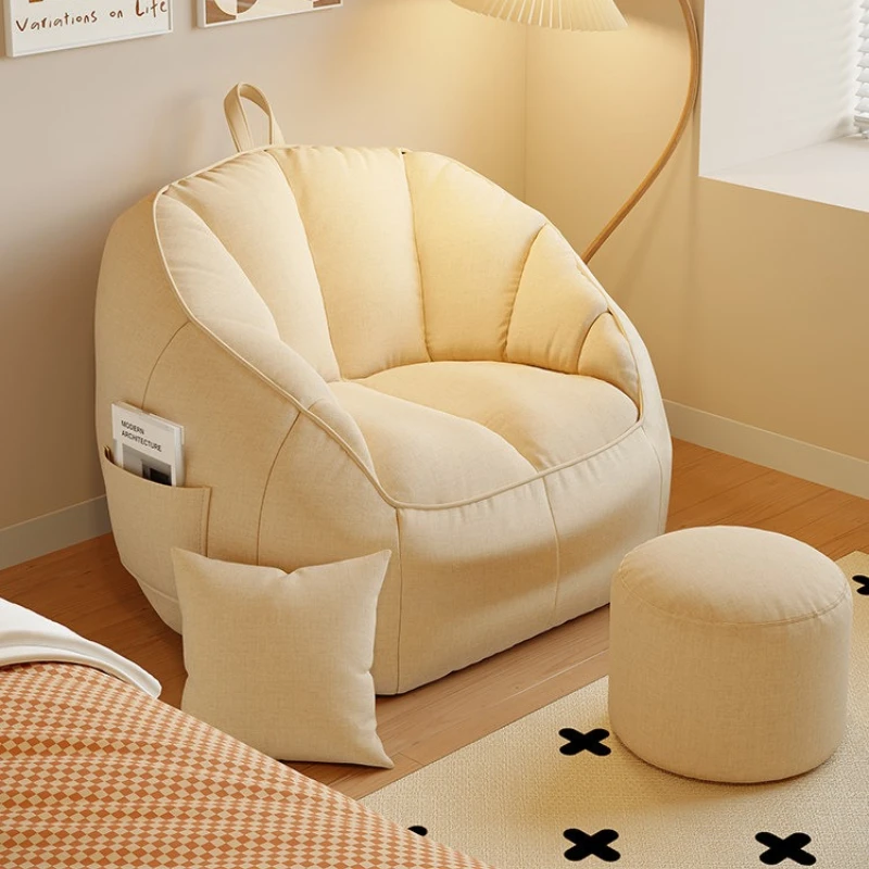 minimalist Breathable Comforta Bean Bag Sofas lmodern white iving room sofas sleepable soft large size bean bag chair furniture