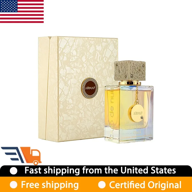 Armaf Club De Nuit Oud Eau de Parfum Spray for Unisex 3.6 Oz Original Arab Perfumes Lasting Wood Pheromones Perfume Makeup 105ML