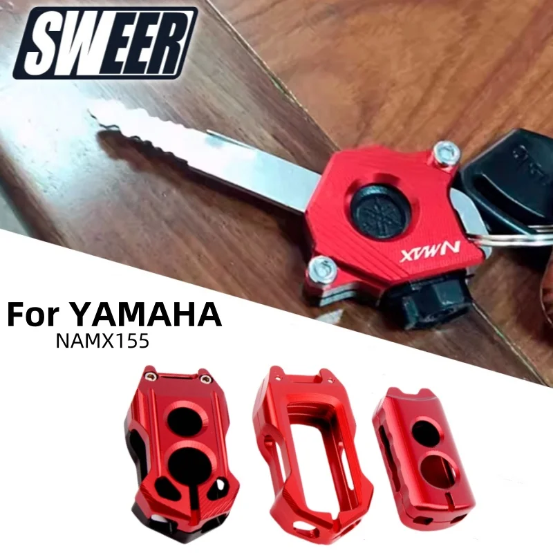 

Motorcycle Modified CNC Key Cover Cap Creative Products Keys Case Shell Accessories Applicable For YAHAMA NMAX155 2020-2024