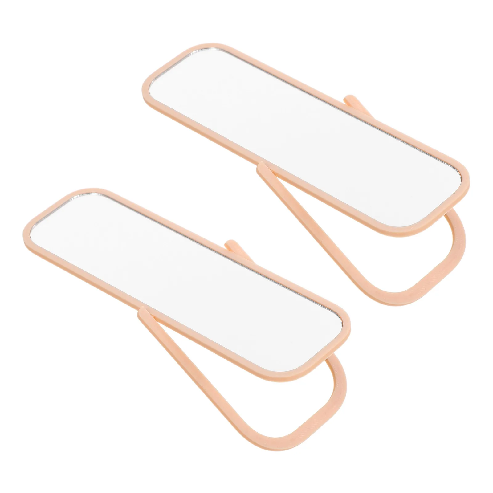 2Pcs Dollhouse Bedroom Dressing Mirror 1:12 Miniature Standing Full Length Mirror Furniture Accessories House Accessories