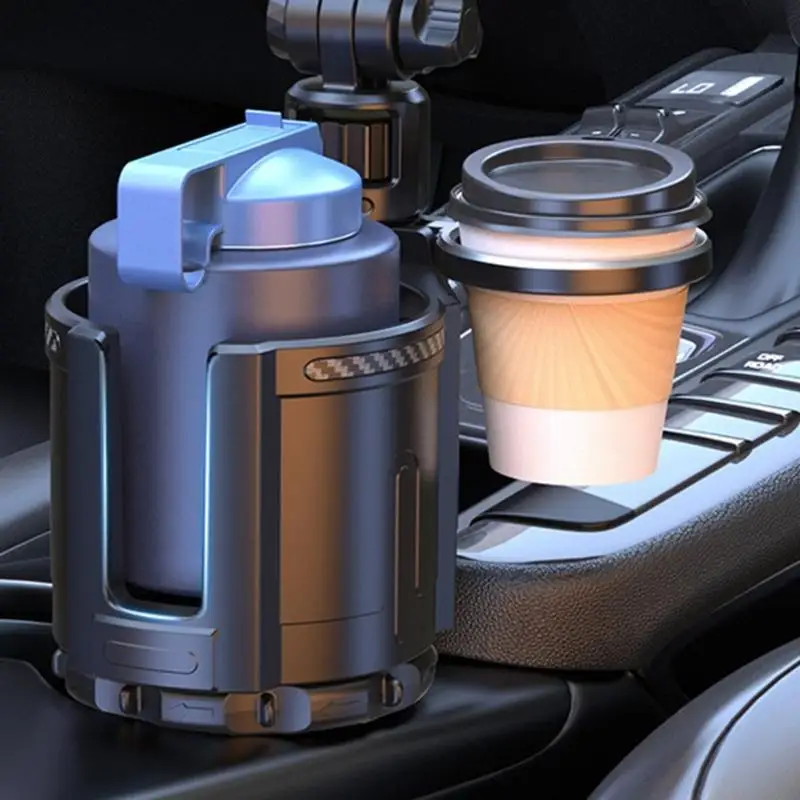 Q84A USB Auto Fan with Adjust Speed Flexible Neck Car Cup Holder Support 12/24V