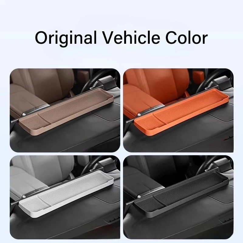 Para Li Auto Lixiang L6 L7 L8 L9 MEGA i8 pantalla trasera caja de almacenamiento de silicona consola central tablero organizador bandeja Accesorios