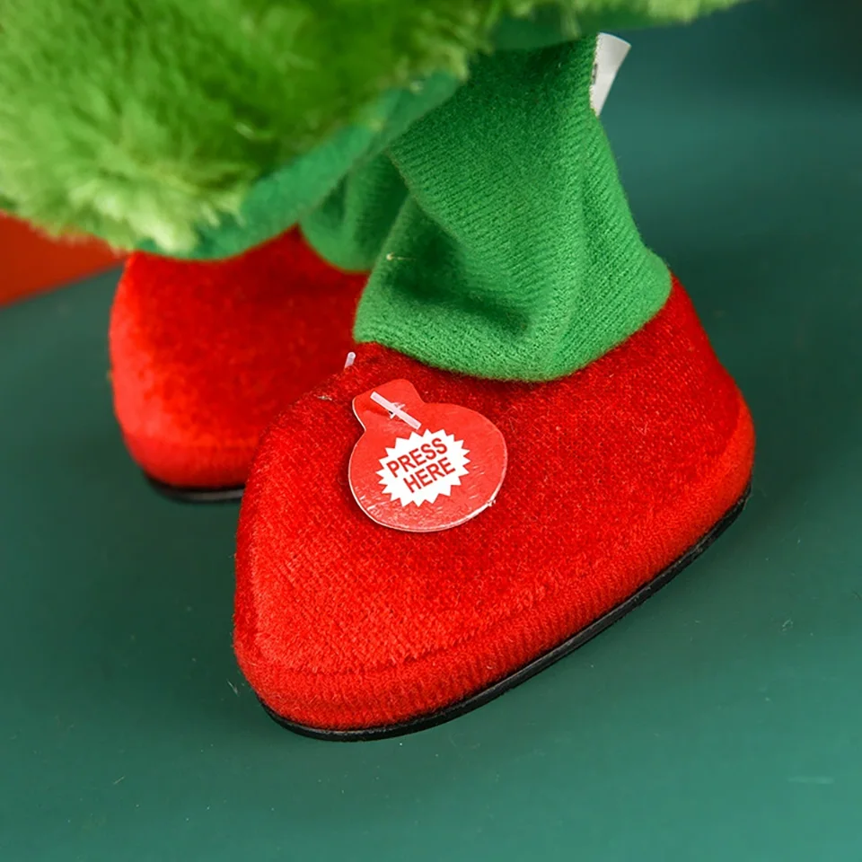 Christmas Tree That Can Dance And Sing Electric Plush Funny Toys Electric Blowing Saxophone Santa Dancing Xmas Gifts For Kids