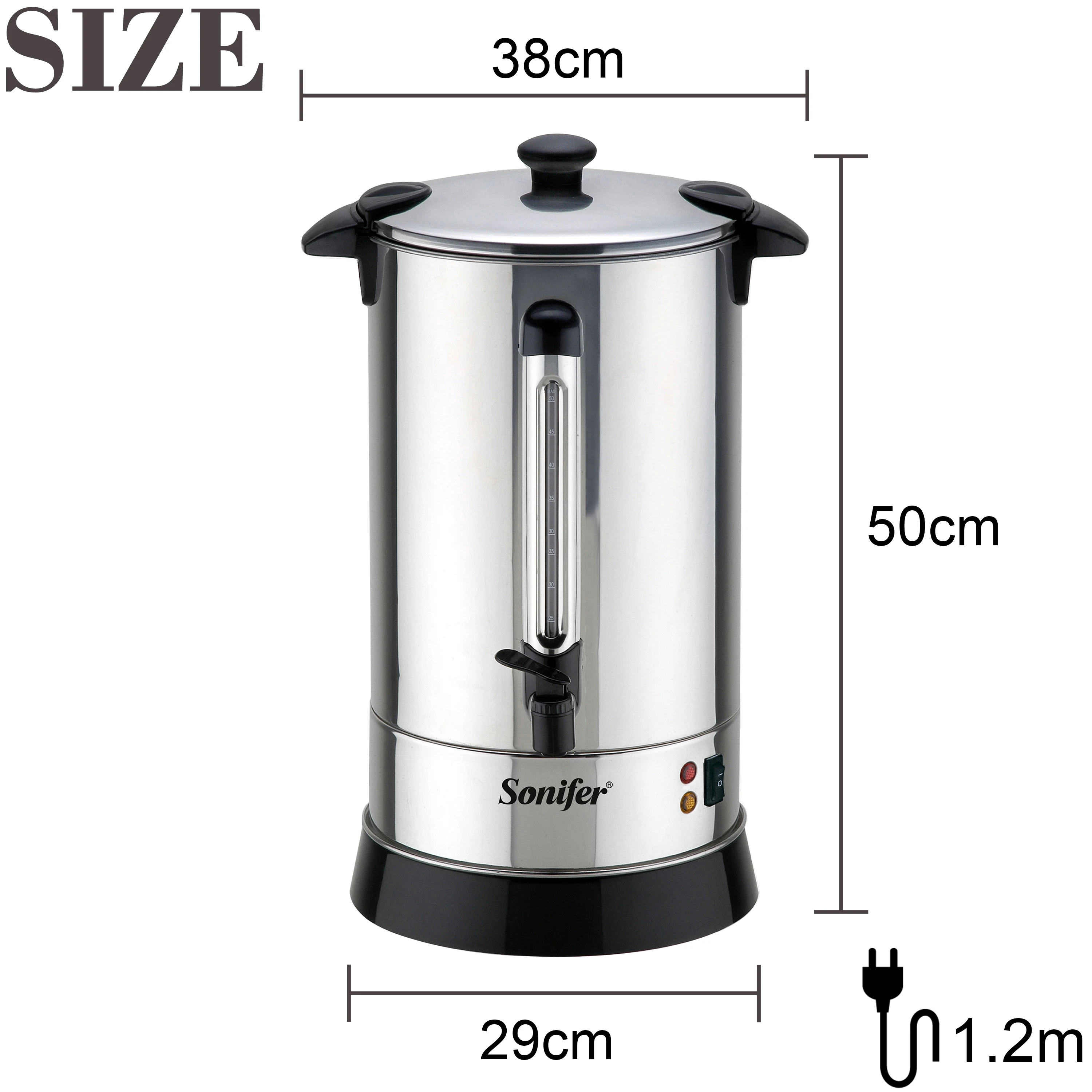 Sonifer 15L Electric Kettle Glass Kitchen Appliances Smart Kettle Whistle Kettle Samovar Tea Thermo Pot Gift SF2074