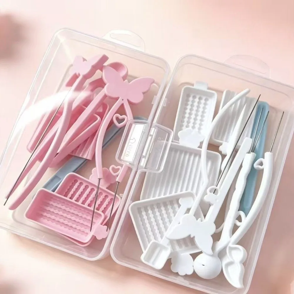 Creative Fuse Beads Tools Set 2.6mm Efficient Fuse Beads Spoon Pen Tray Kits Save Time Handheld Padding Bean Pen Handmade Gift