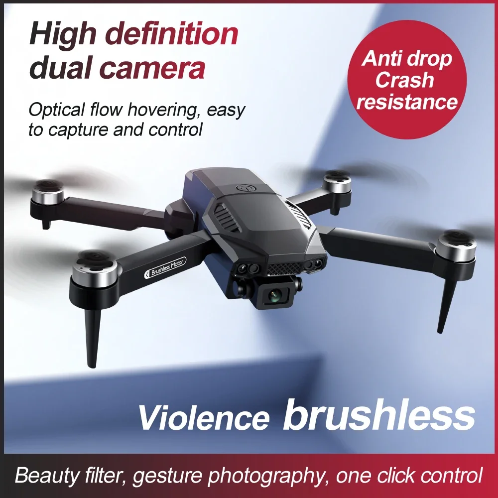 F198PRO Drone Professional Dual Camera 1080P WIFI FPV High Definition Aerial Photography Wide Angle Brushless