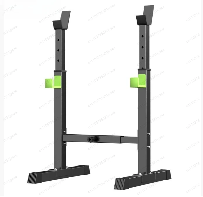 Household Weight Rack Adjustable, Barbell Bench Press Squat Rack, Indoor Fitness Equipment