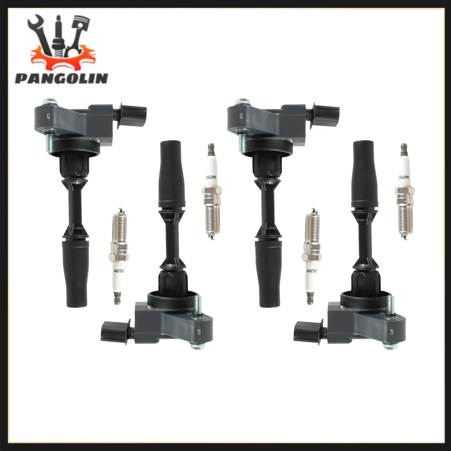 

4pcs Ignition Coils+4pcs Iridium Spark Plug for 2016-2018 Chevrolet Colorado UF680+94489 Ignition System Ignition Coil Wear Part