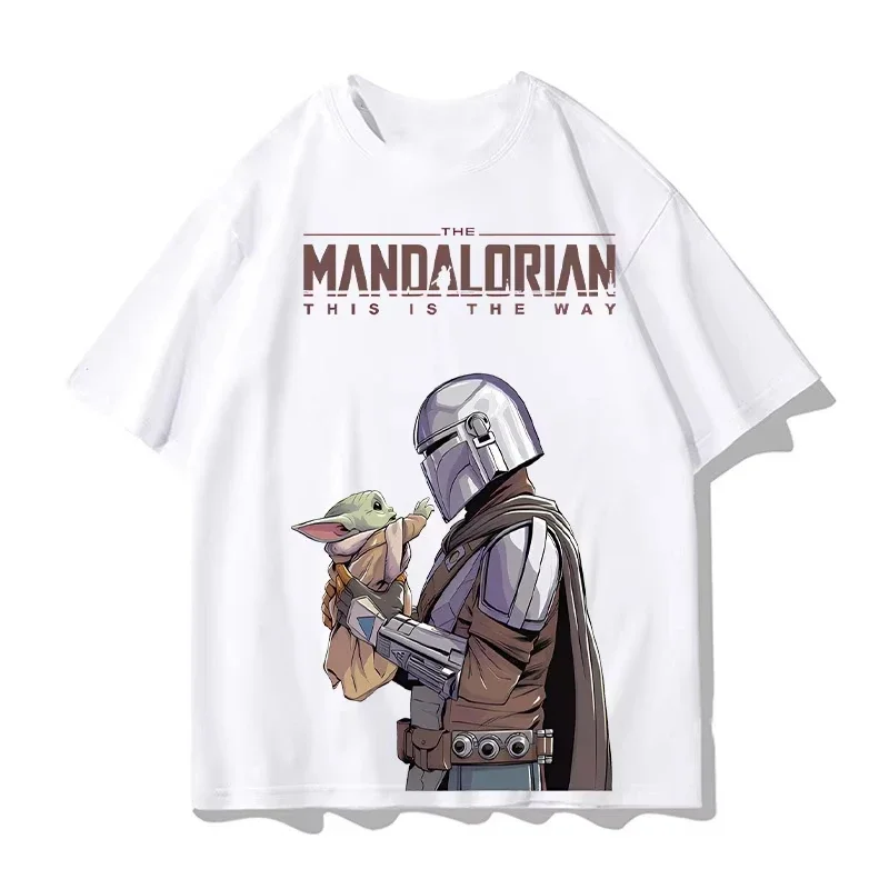 

Disney New Star Wars T-shirt Short Sleeve Men Cotton T-shirt Anime NewT-shirt Summer Women Cotton T-Shirt Mens Clothing Tshirts