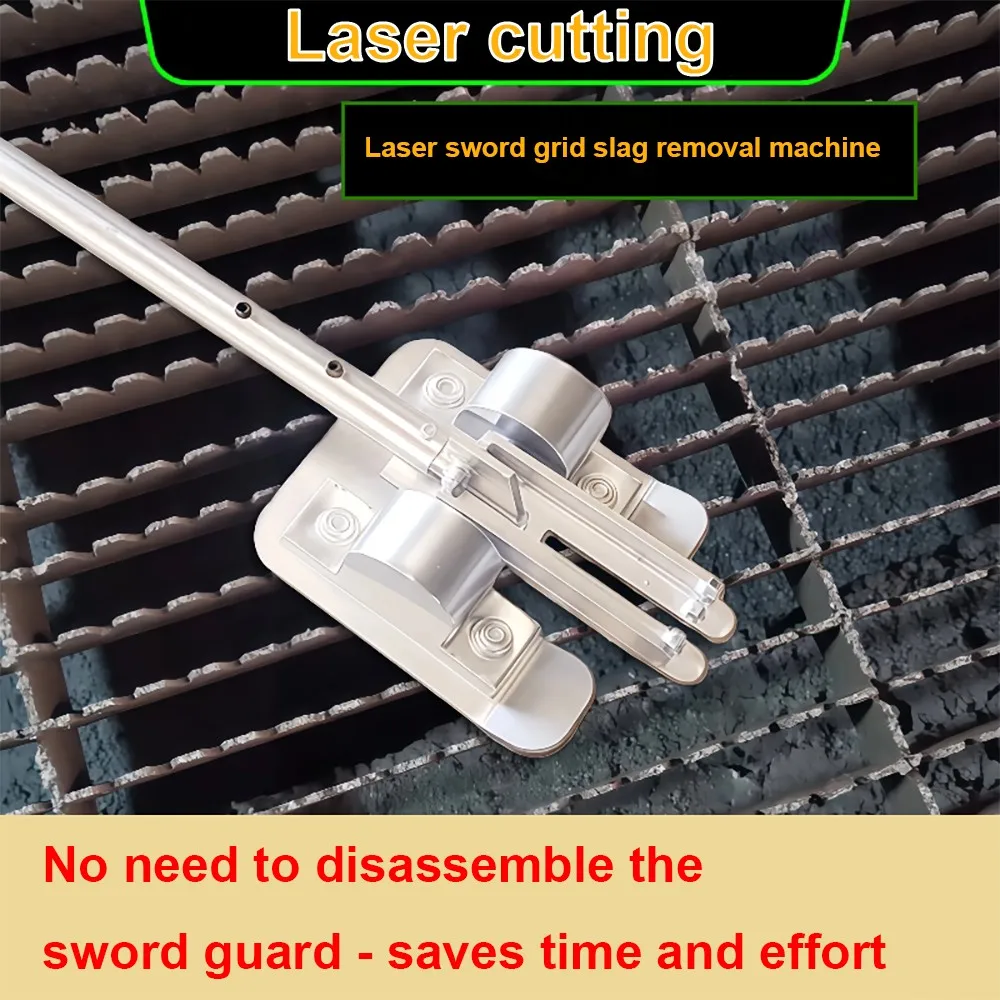 Laser Cutting Machine Special Slag Remover Table Rack Waste Slag Cleaning Laser Sword Grating Slag Remover Slag Cleaning Removal