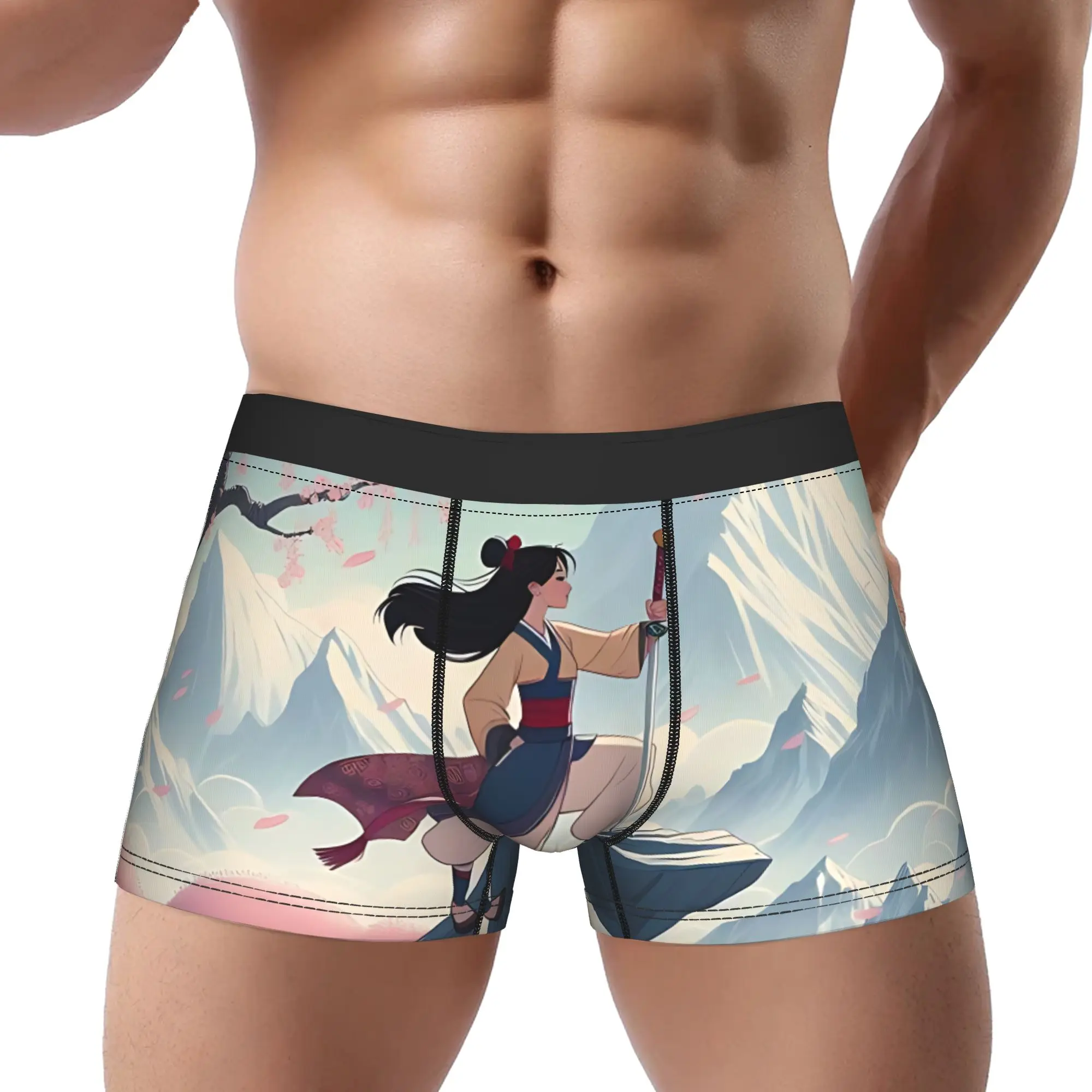 

1 шт. мужские трусы в стиле Ханьфу, удобные шорты для мужчин