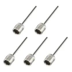 Inflator Metal for Basketball 5Pcs US Type Ball Needles Pin Soccer Football