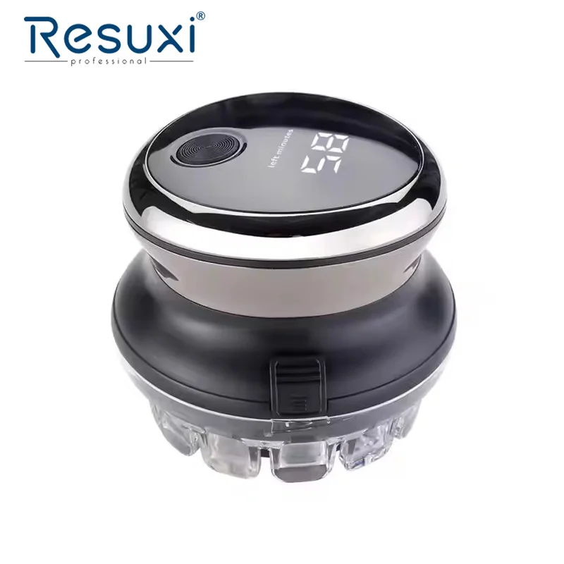 

Resuxi JK-888 электрическая бритва для волос, мужская перезаряжаемая влажная и сухая водостойкая бритва, триммер для лысины, лезвие из нержавеющей стали