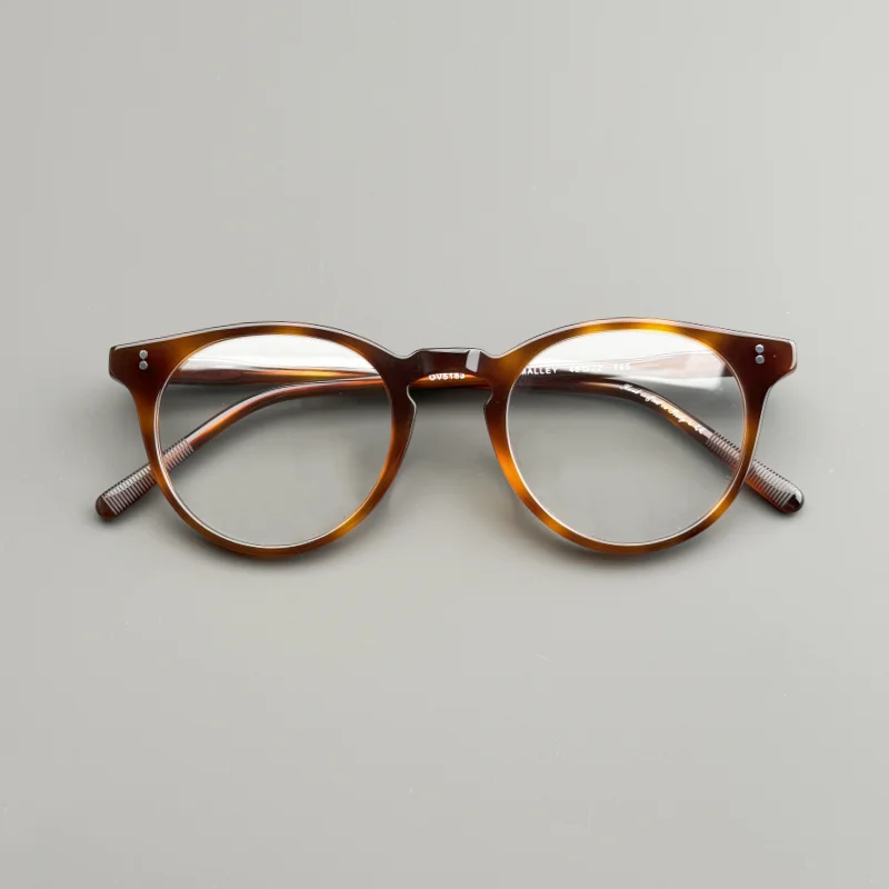 

Ultra-light eyewear frame, retro round frame, calcium carbonate optical prescription glasses for myopia, for both men and women.