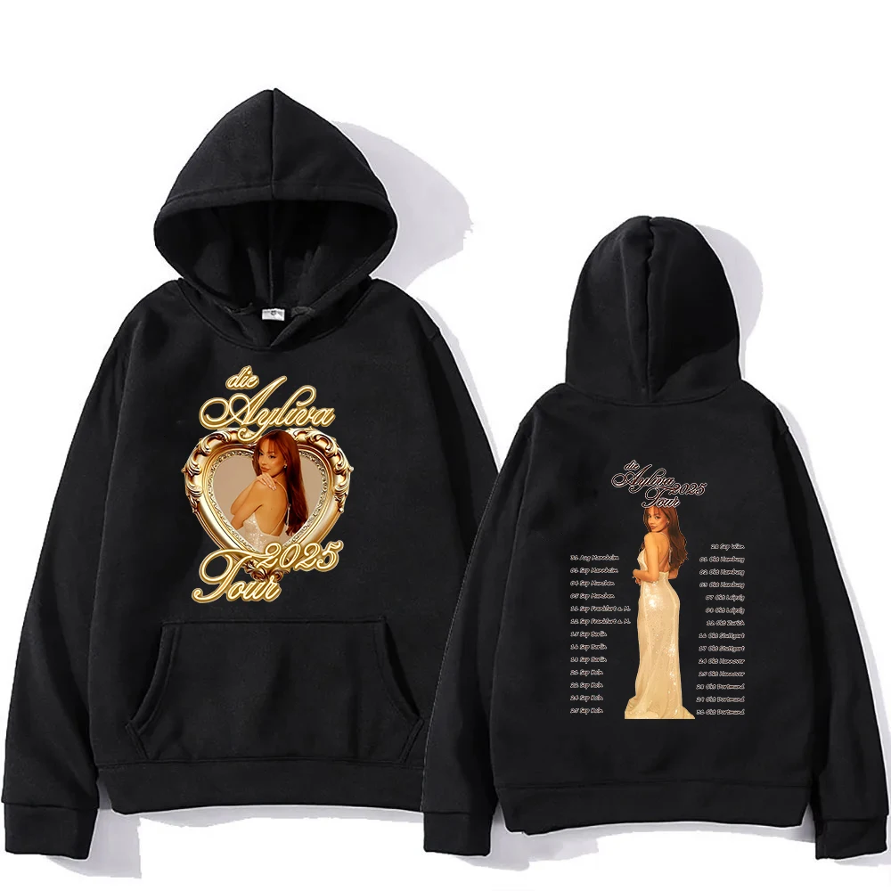 Die Ayliva Tour 2025 Hoodie Men/women Hoodies Harajuku Aesthetic Winter Clothes Fleece Pullover Sweatshirt for Fans Gifts