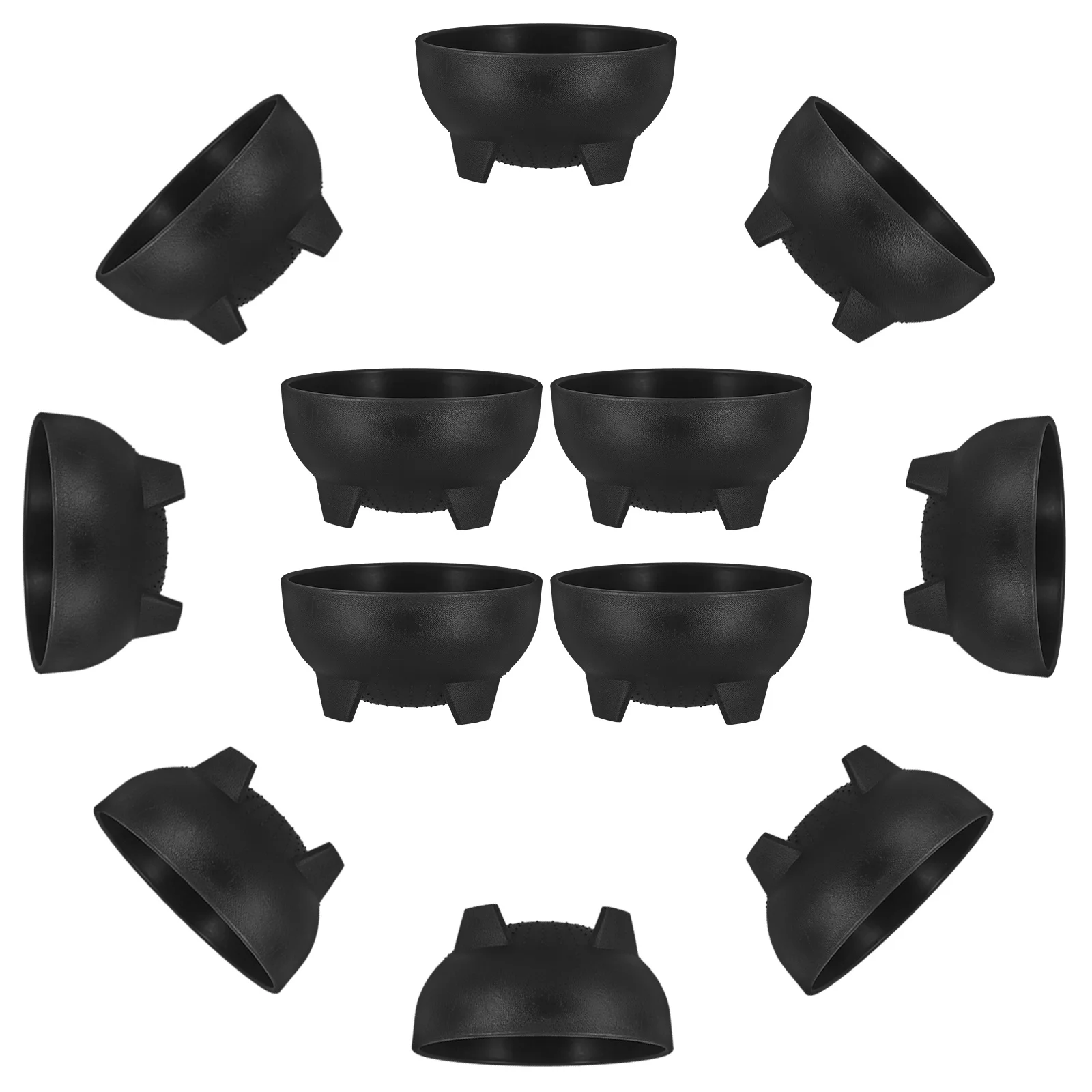 

12Pcs Mexican Salsa Bowls Reusable Plastic Footed Serving Dishes Appetizer Containers for Party Snacks Mexican Serving Dishes