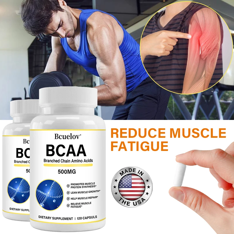 Bcaa suplemento de nutrición deportiva, sintético muscular, quema de grasa, soporte de resistencia