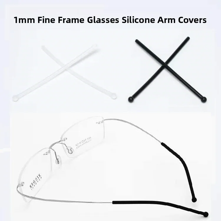 

Противоскользящие силиконовые накладки на дужки очков для металлических оправ с круглыми отверстиями, тонкие, бренд Cool Bubble, аксессуары для ухода за очками