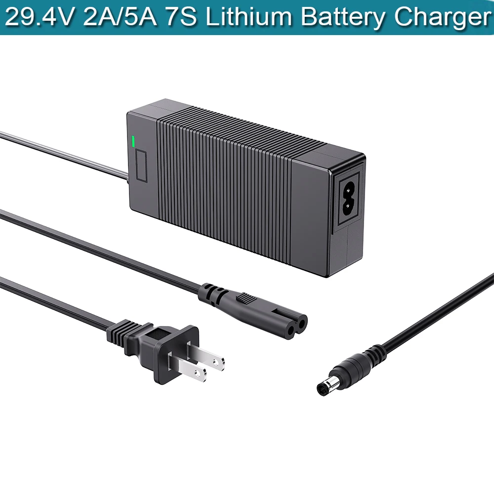 29.4V 2A 충전기 5.5mm 플러그, 25.2V/24V 배터리용 GoTrax G1 GLI.der, Ed.ge, No.va,GKS Pro Plus Lu.mios,FLA.sh,Ho.verfly,Re Mix
